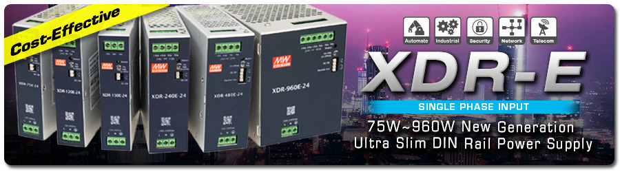 Новая серия XDR-E: 75...960 Вт